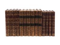 An Assortment of Leatherbound Books, 19th Century