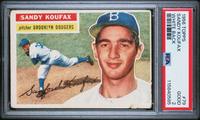 A 1956 Topps Sandy Koufax Baseball Card - White Back (PSA 2 GOOD)