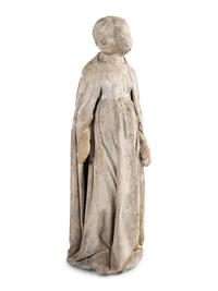 A French Limestone Figure of the Foolish Virgin