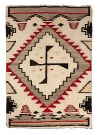 A Navajo Ganado Rug First: 107 1/2 x 45 1/2 inches. — CIRCA 1920