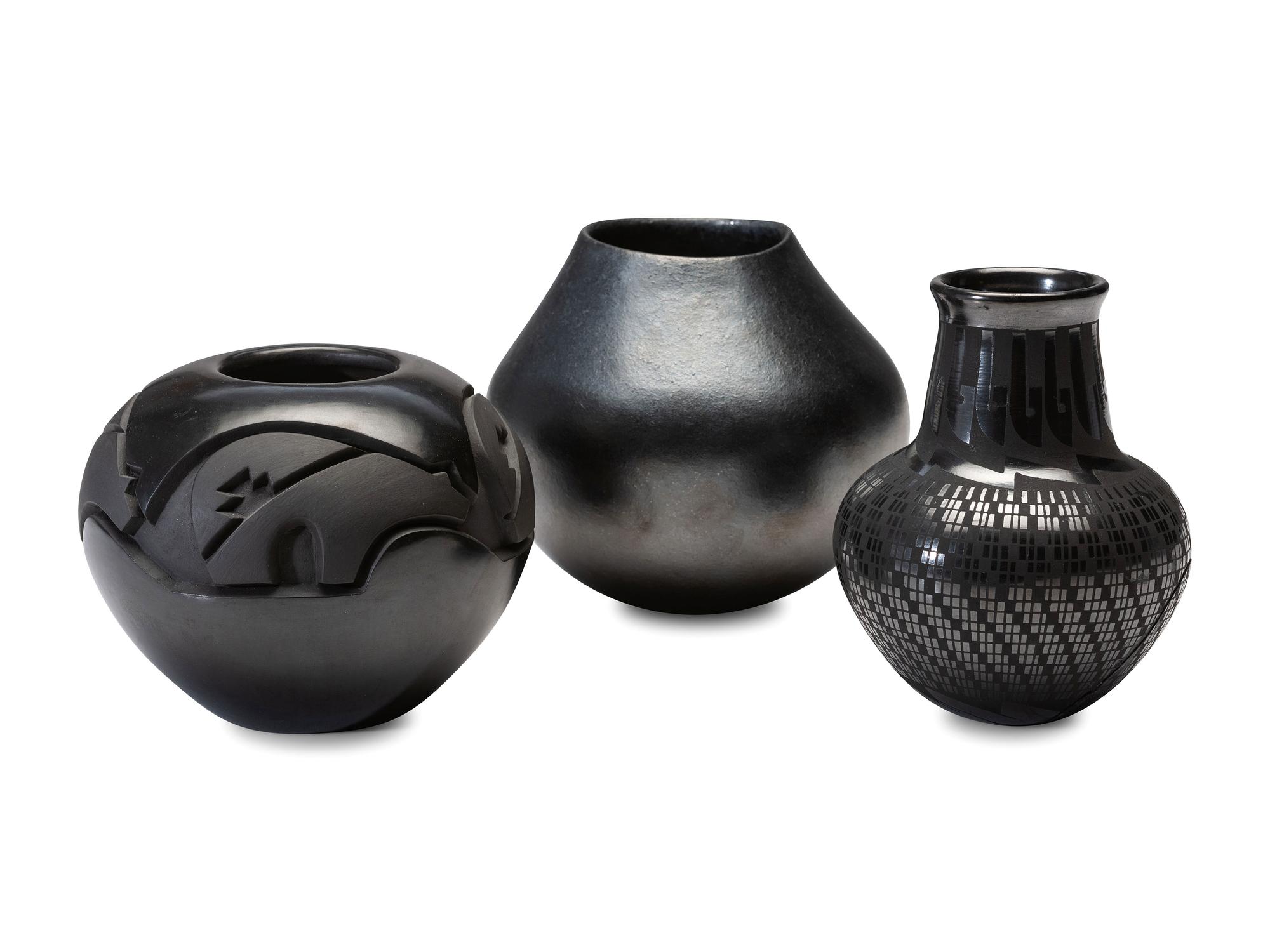 Collection of Blackware Pottery