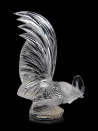 An R. Lalique Coq Nain Mascot