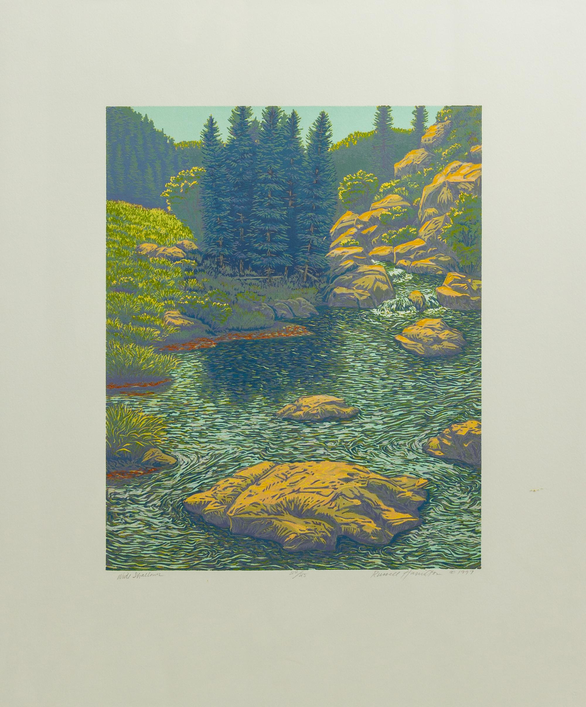 A Group of Four Russell Hamilton Monotypes