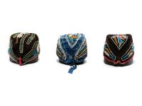 Northeastern Beaded Glengarry Caps, with Birds