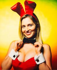Andres Serrano (born 1950) Playboy Bunny Deanna Brooks, from the series "America", 1996