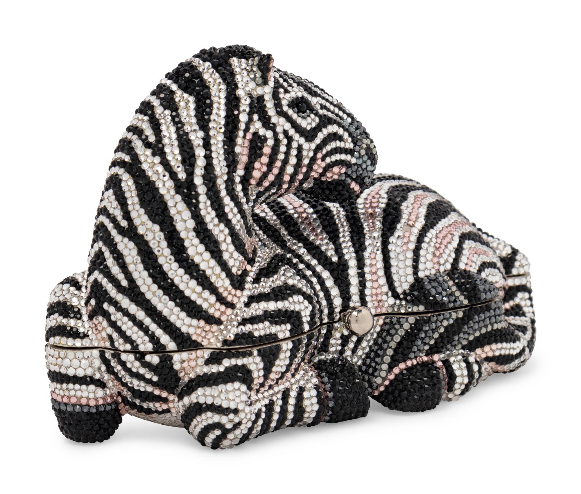 Judith Leiber Collector's Edition Zebra Minaudière