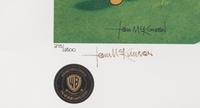 A 1994 Warner Brothers "Sluggers" Tom and Charles McKimson Lithograph,