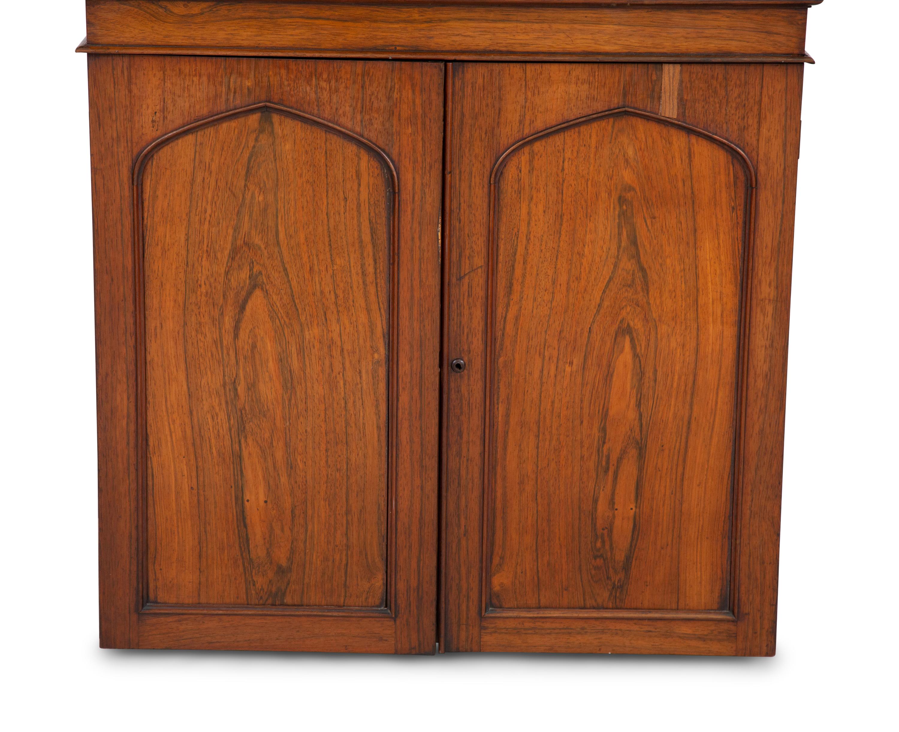 A William IV Rosewood Bookcase