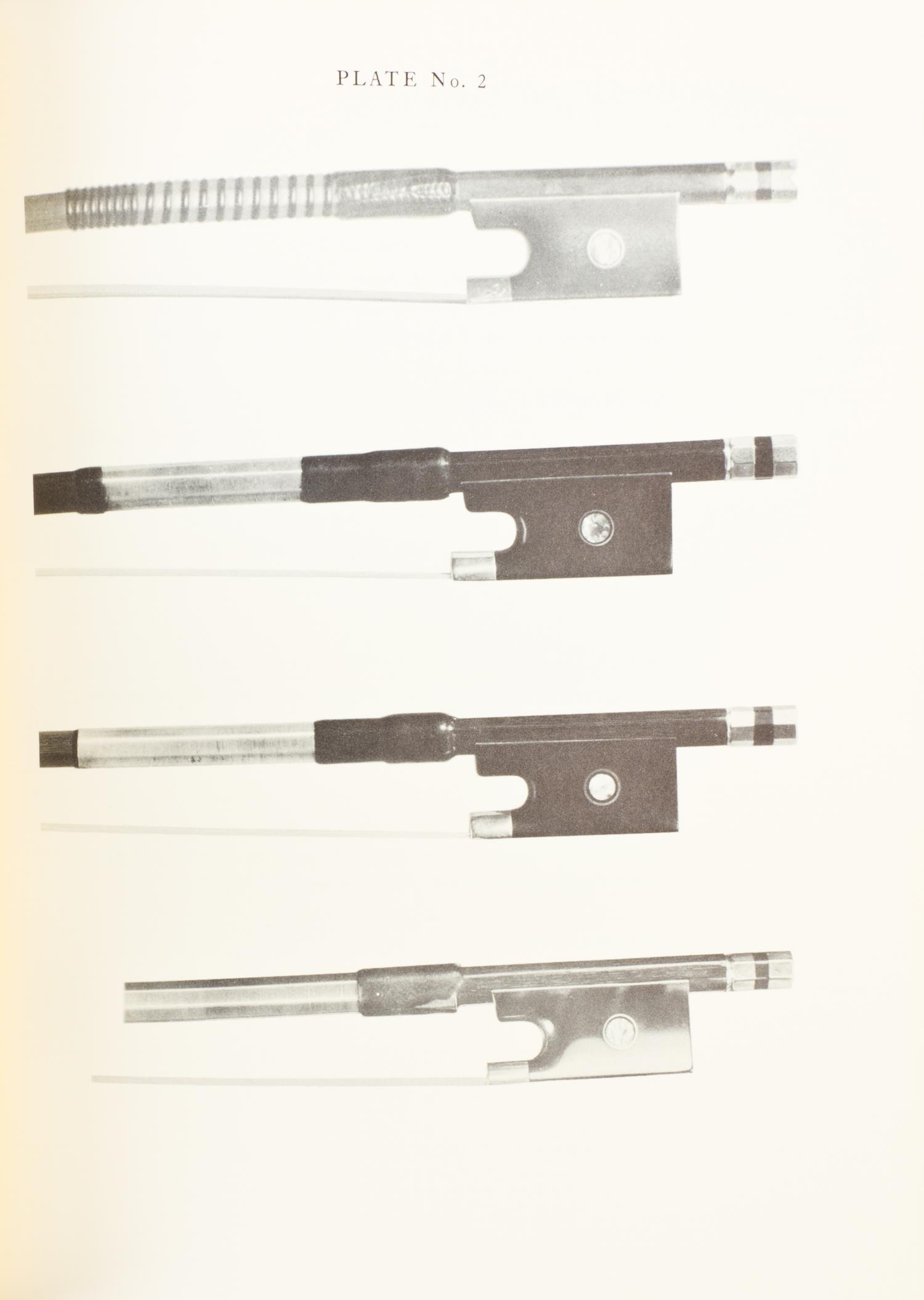 (MUSIC) RODA, JOSEPH. Bows for Musical Instruments of the Violin Family. Chicago, 1959. First printing, Limited ed., Inscribed by Roda.