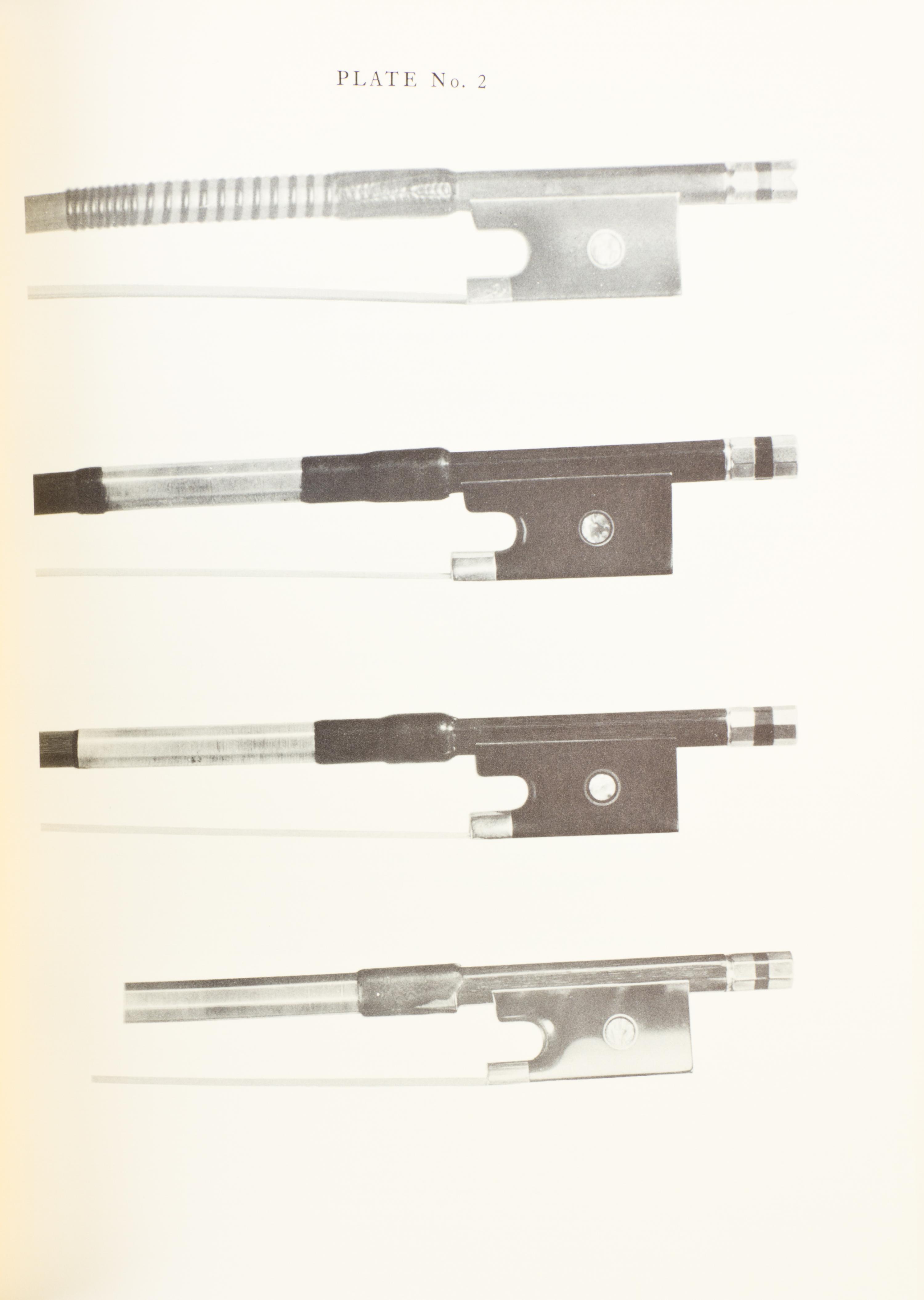 (MUSIC) RODA, JOSEPH. Bows for Musical Instruments of the Violin Family. Chicago, 1959. First printing, Limited ed., Inscribed by Roda.