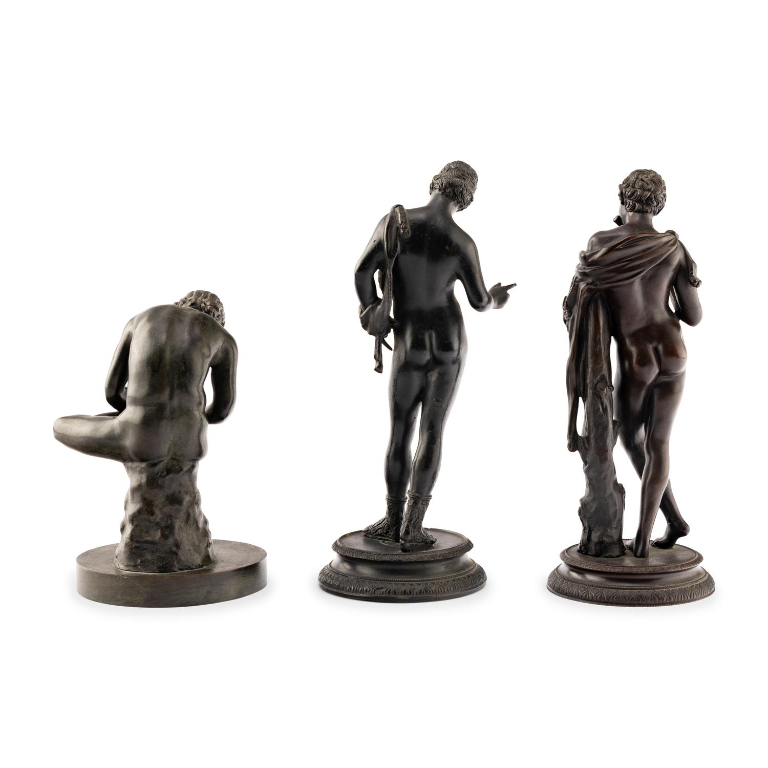 Three Italian Grand Tour Bronze Figures