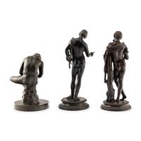 Three Italian Grand Tour Bronze Figures