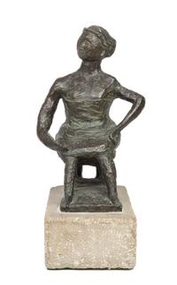 Abbott Pattison, (American, 1916-1999), Seated Lady