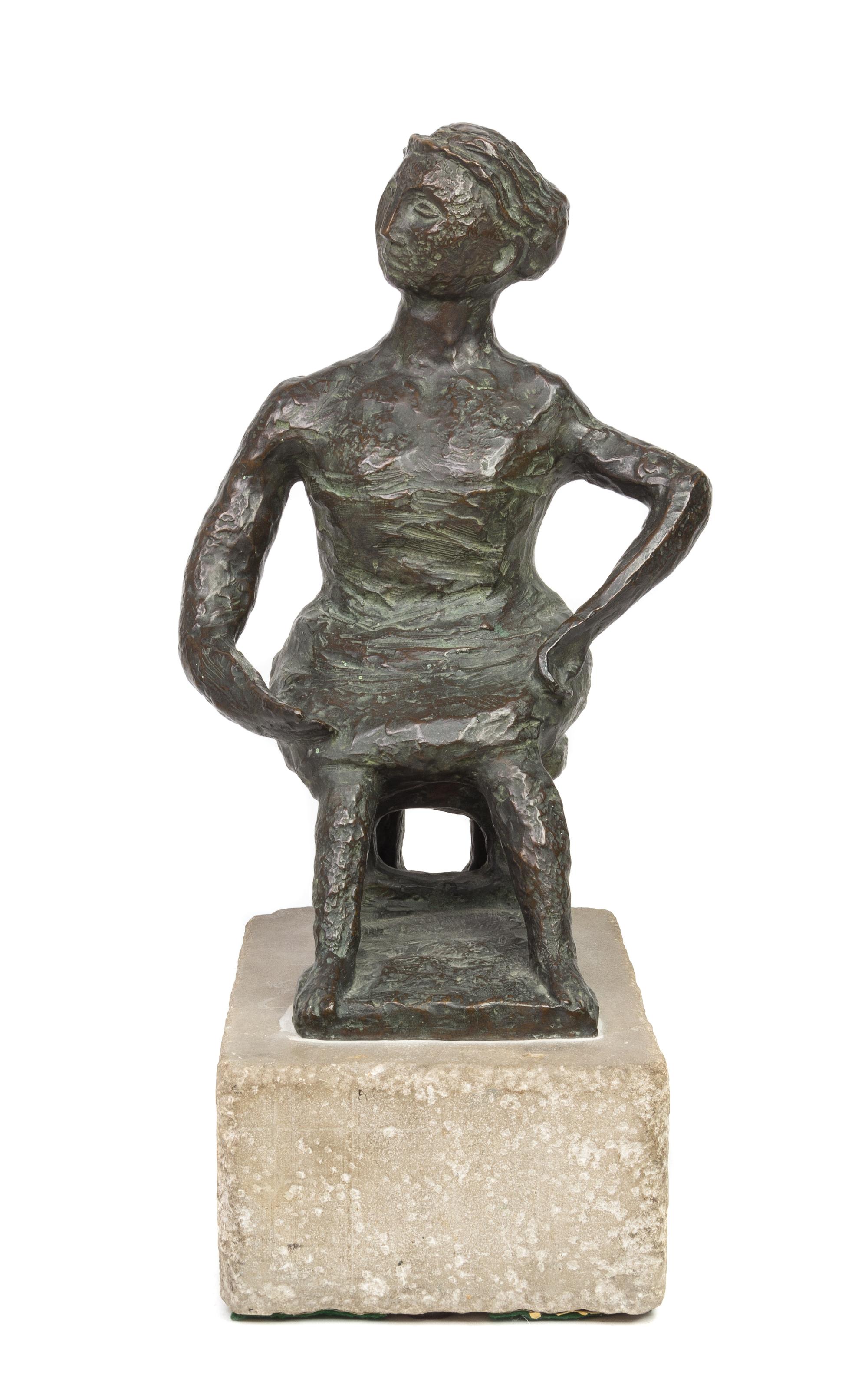 Abbott Pattison, (American, 1916-1999), Seated Lady