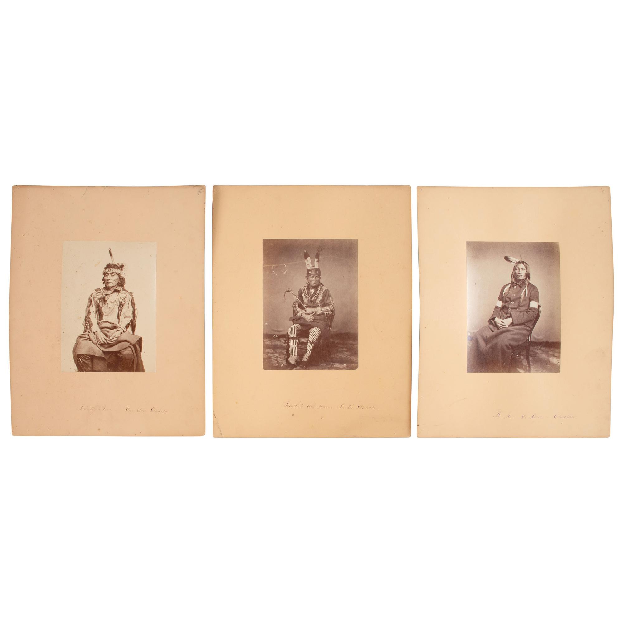 McClees Gallery — Studio Portraits of Pawnee and Yankton Sioux Chiefs 1857-1858