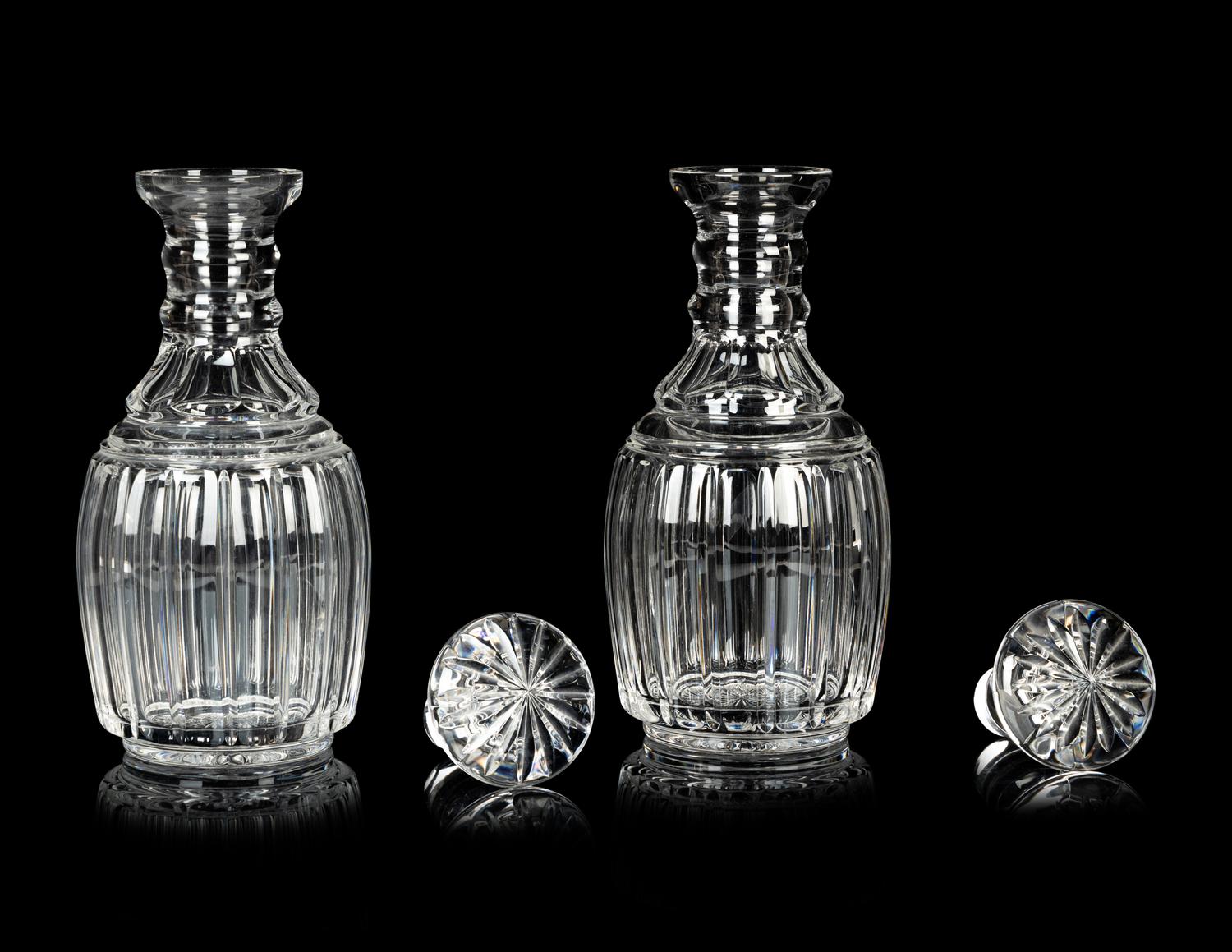 Two Waterford Glass Decanters