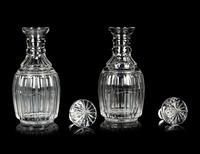 Two Waterford Glass Decanters
