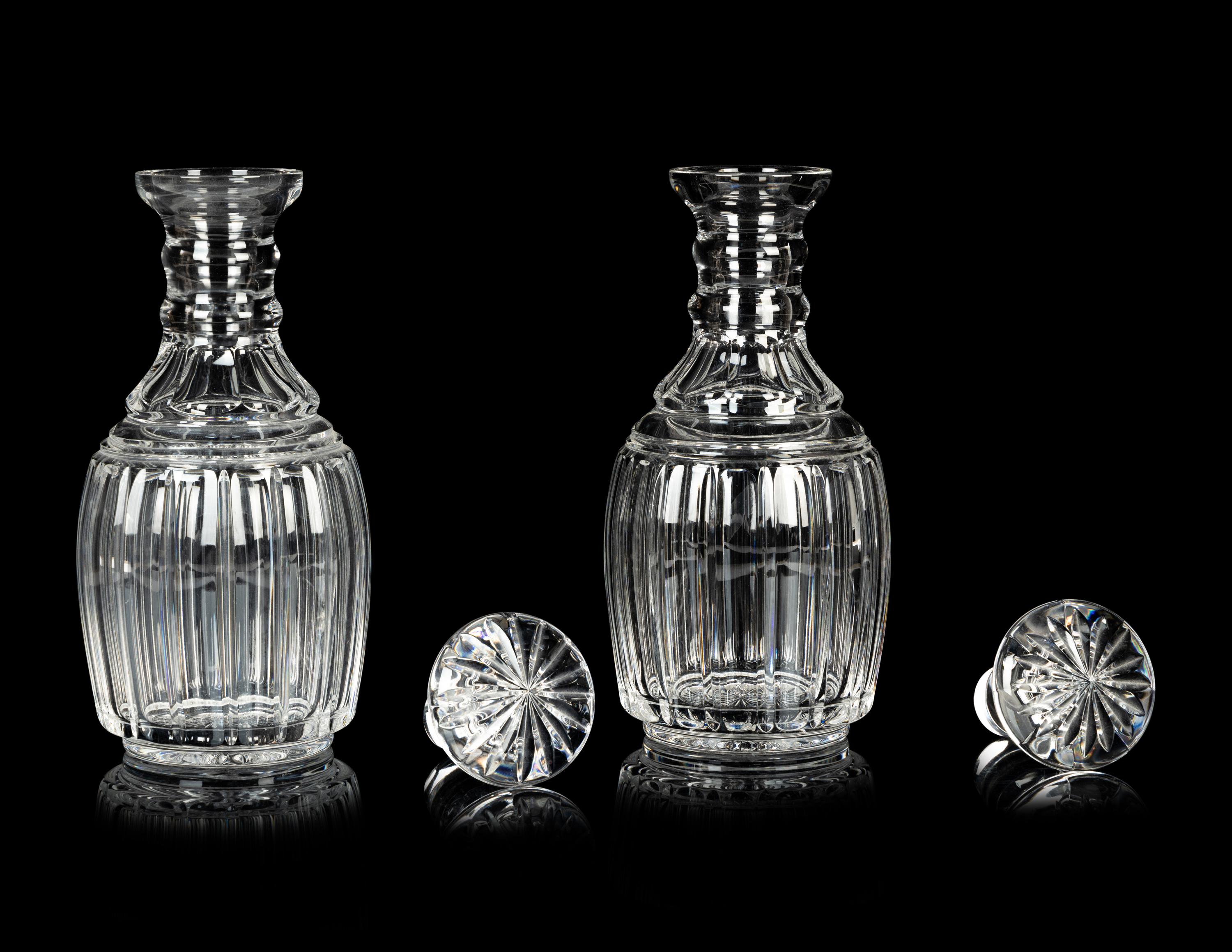 Two Waterford Glass Decanters
