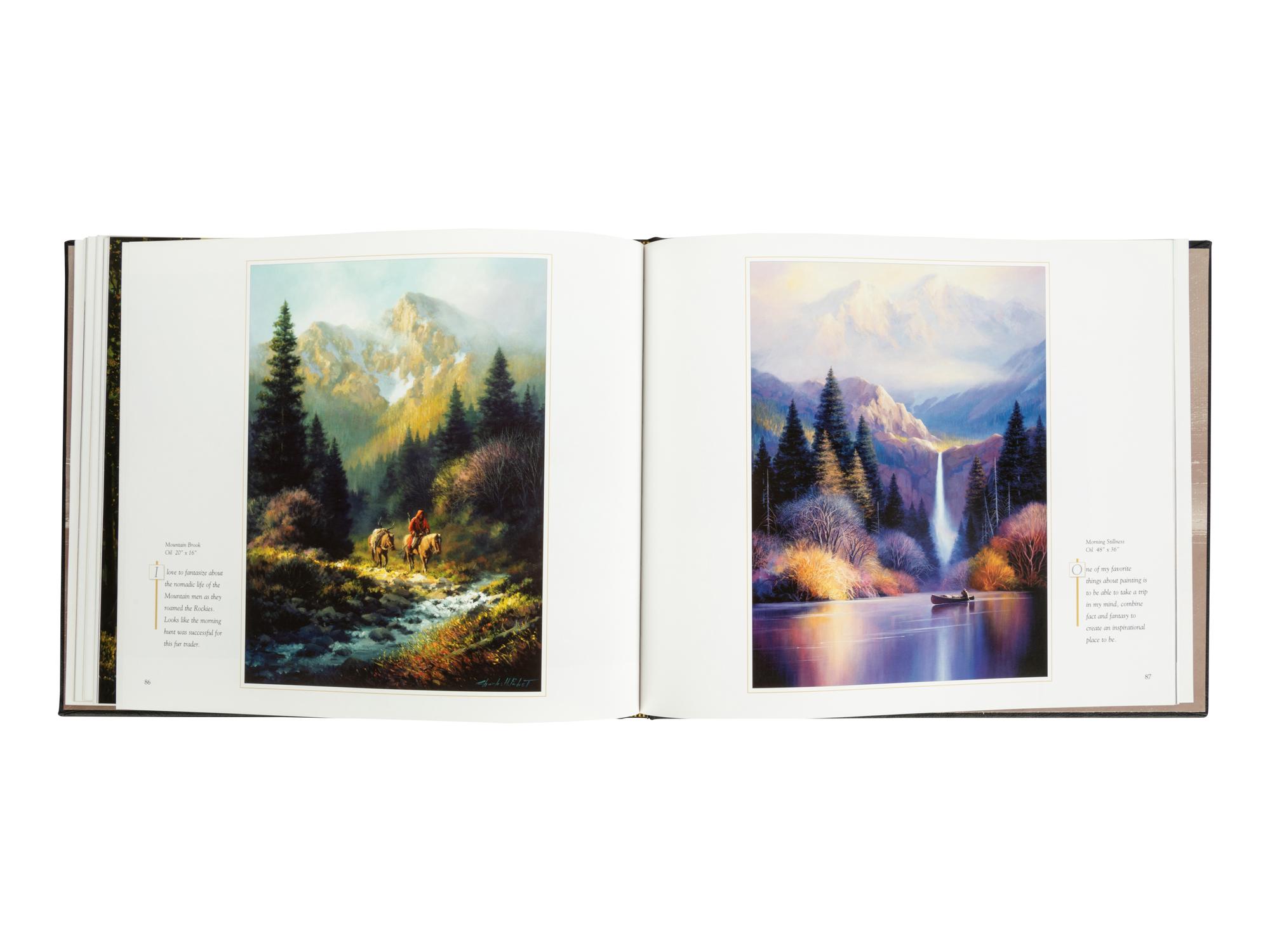 Book of Limited Edition Prints, Reflections , edition 33/100, together with Untitled Mountain Study