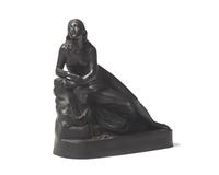 A Wedgwood Black Basalt Figure of Hope