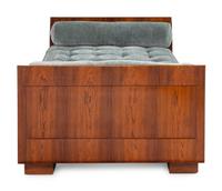 An Art Deco Style Walnut Daybed