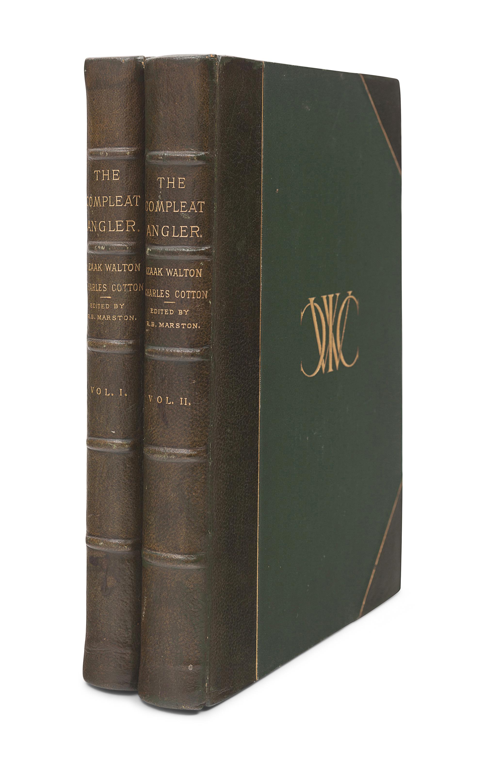 WALTON, Izaac (ca 1593-1683) -- COTTON, Charles (1630-1687). The Compleat Angler . Edited by R.B. Marston. London: Sampson Low, Marson, Searle and Rivington, 1888.