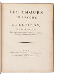 LA FONTAINE, Jean de (1621-1695). Les Amours de Psyché et de Cupidon . Paris: P. Fr. Didot, 1791.
