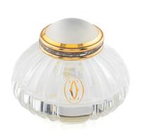 A Cartier Must de Cartier Glass and Gilt-Metal Mounted Inkwell