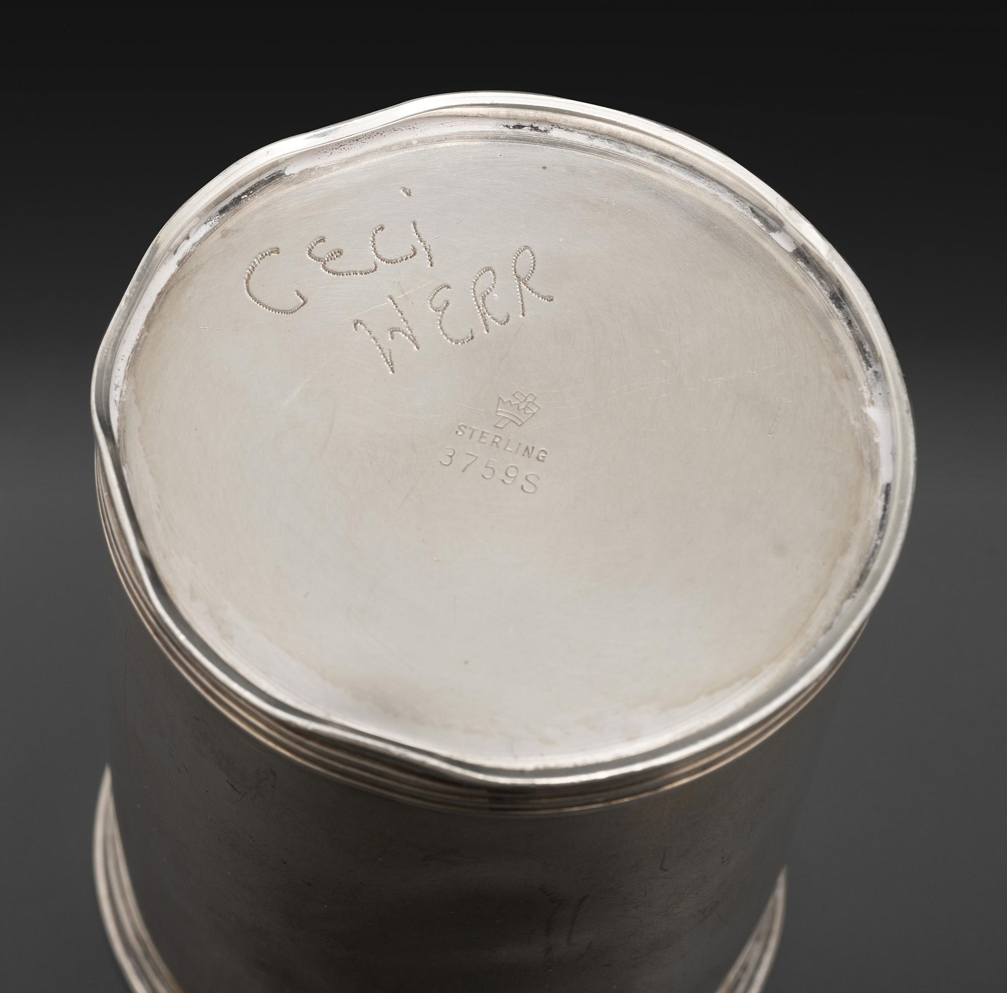Two Silver Julep Cups