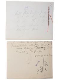 [NATIVE AMERICANS]. A group of ephemera related to Native Americans, comprising: