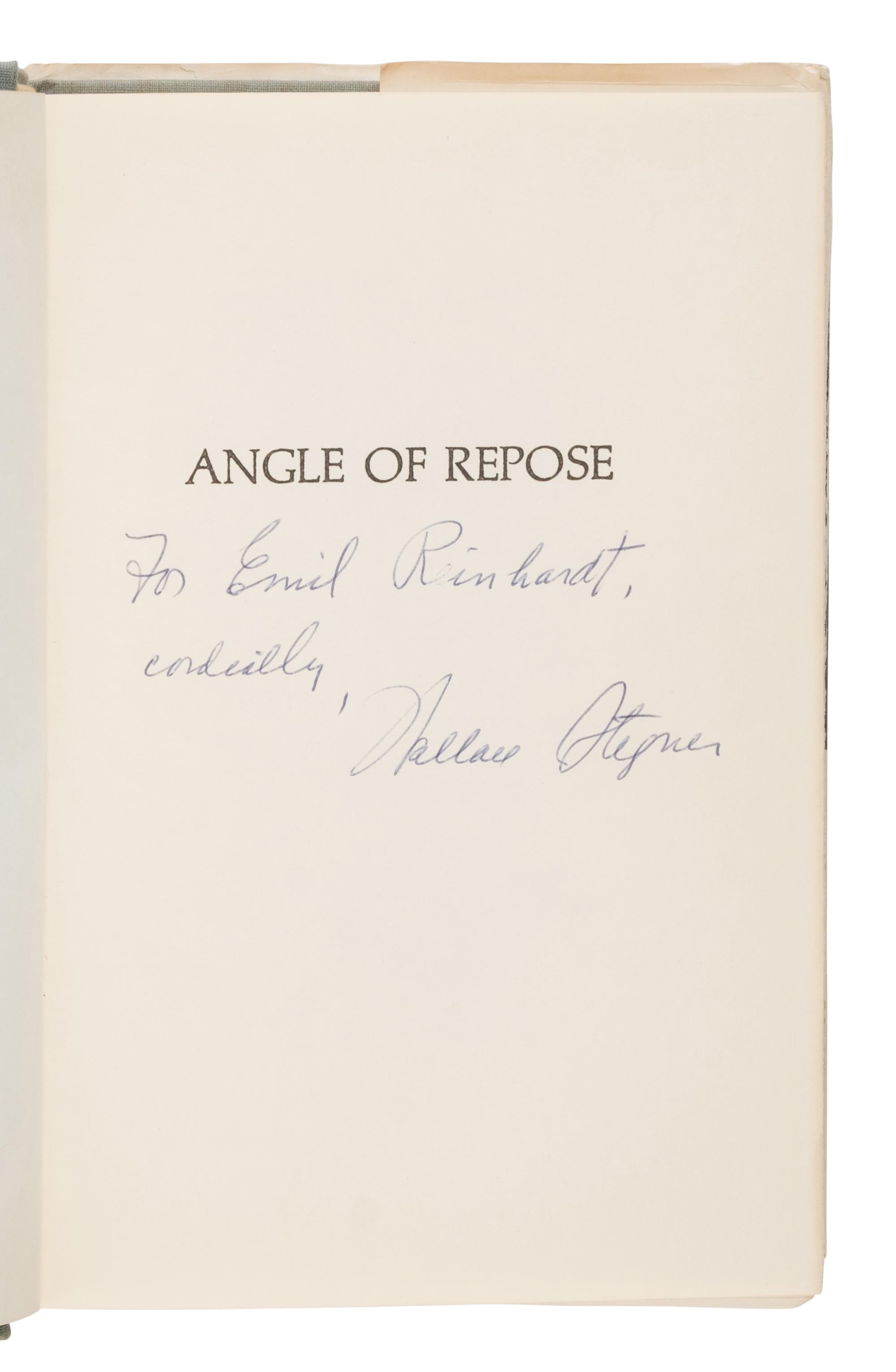 [Literature] Stegner, Wallace. Angle of Repose