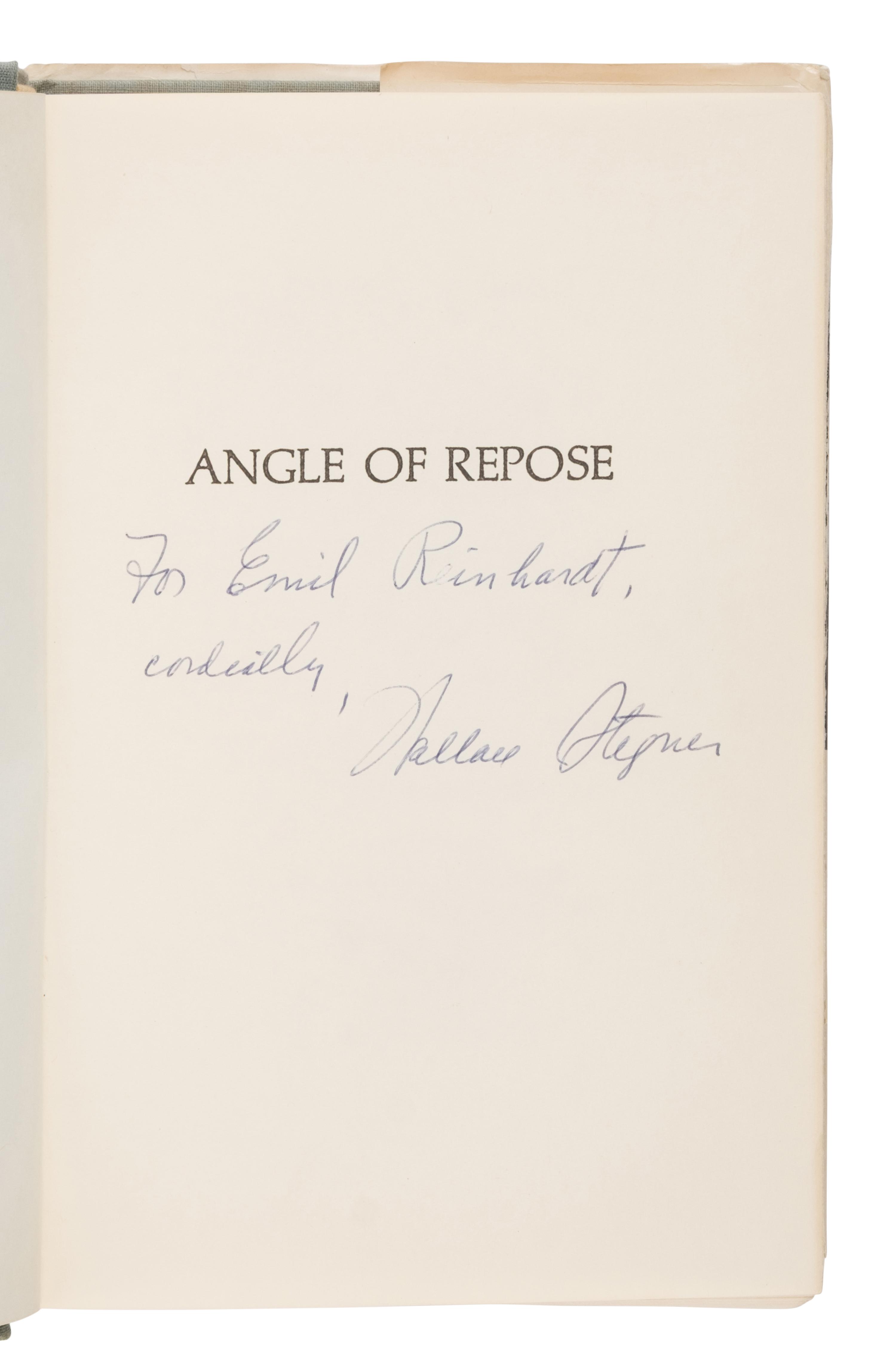[Literature] Stegner, Wallace. Angle of Repose