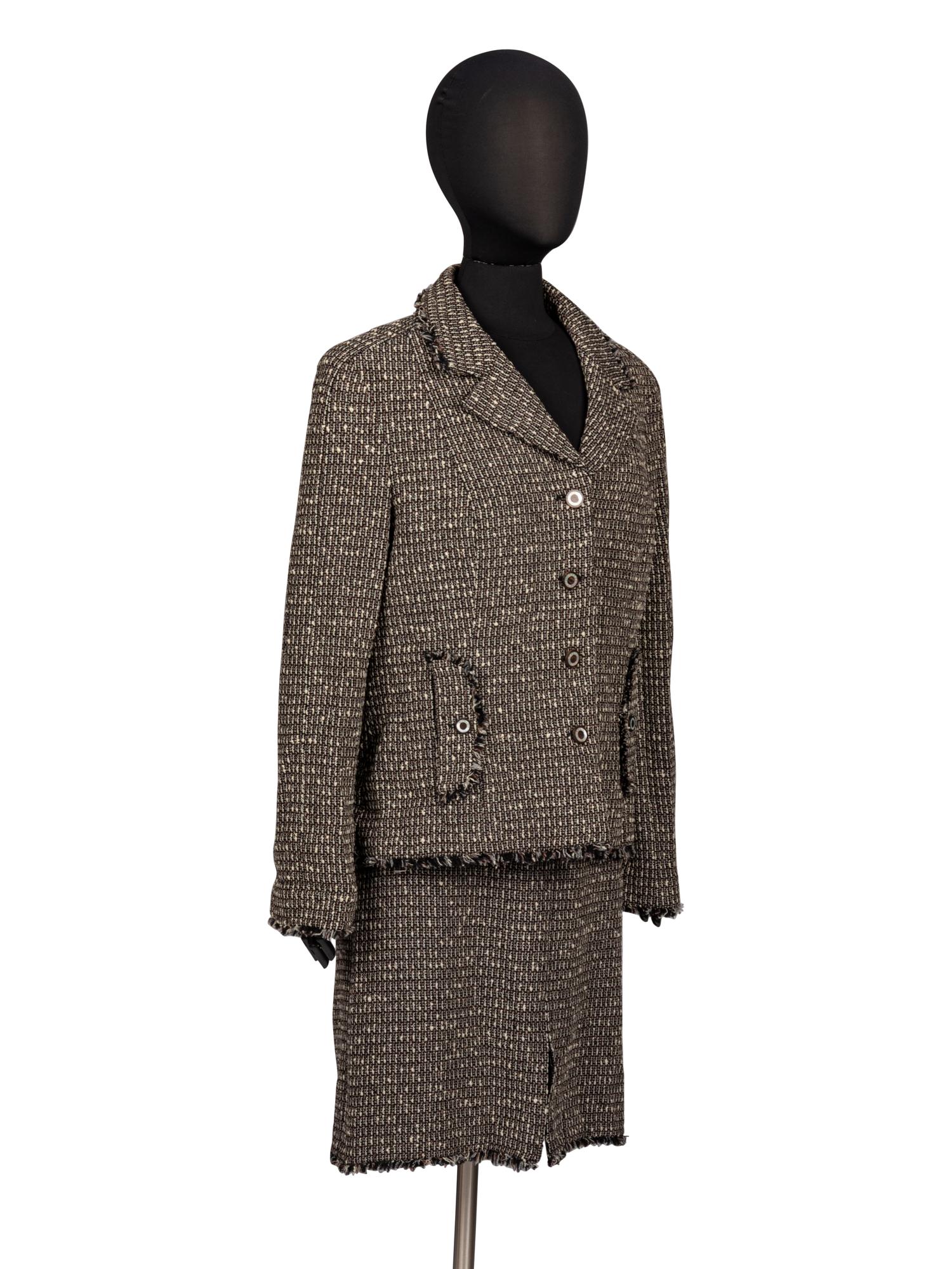 Chanel, Bouclé Tweed Skirt Suit