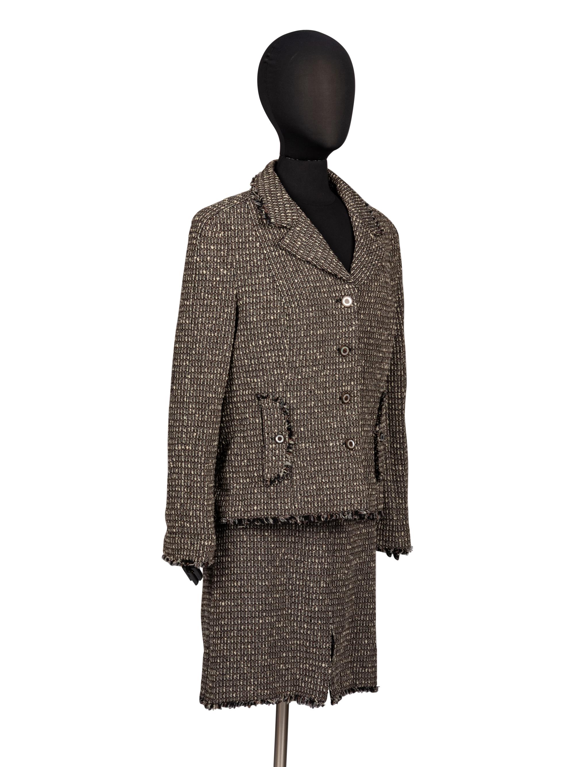 Chanel, Bouclé Tweed Skirt Suit