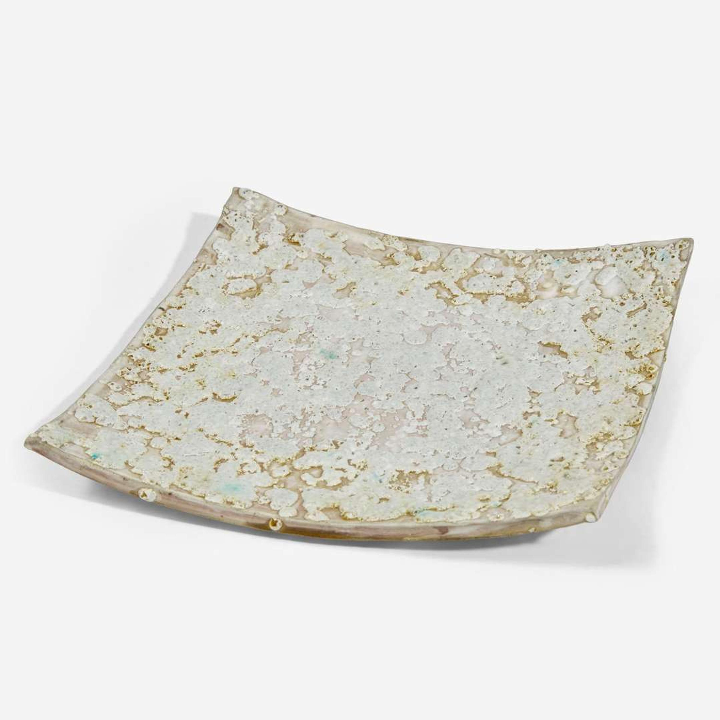 Toshiko Takaezu (American, 1922-2011) Ceramic Charger, USA, circa 2000s