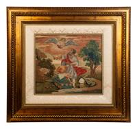 A Continental Needlework Picture
