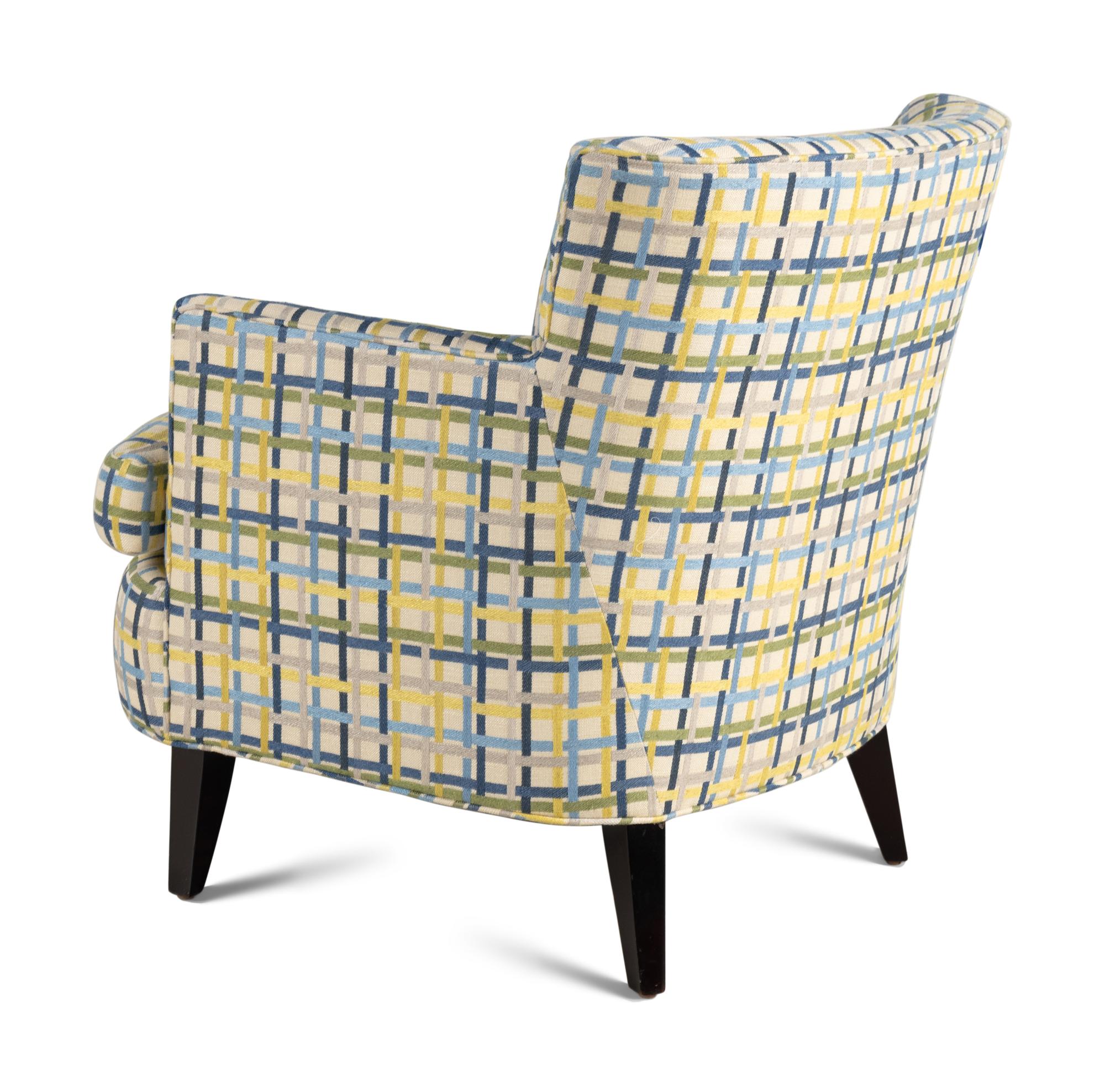 A Pair of Contemporary Upholstered Armchairs