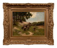 Shepherd with Flock