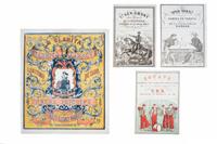 A group of 4 Civil War-era illustrated cigar labels, comprising: