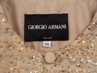 GIORGIO ARMANI, EMBELLISHED SILK JACKET
