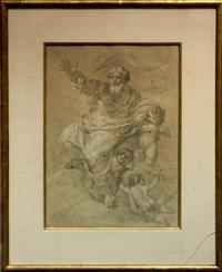 Artist Unknown, (18th/19th century), A God Surrounded by Putti