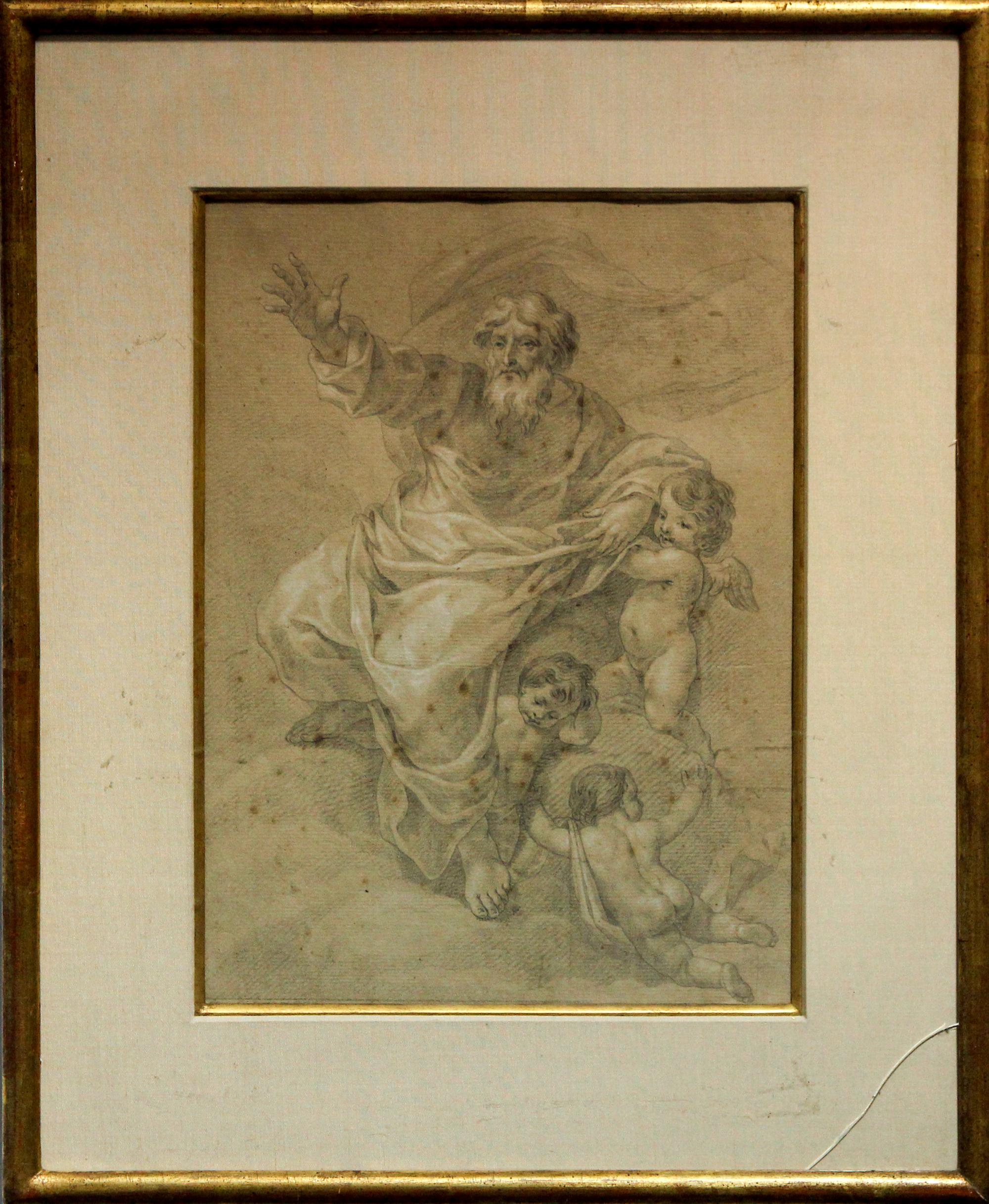 Artist Unknown, (18th/19th century), A God Surrounded by Putti