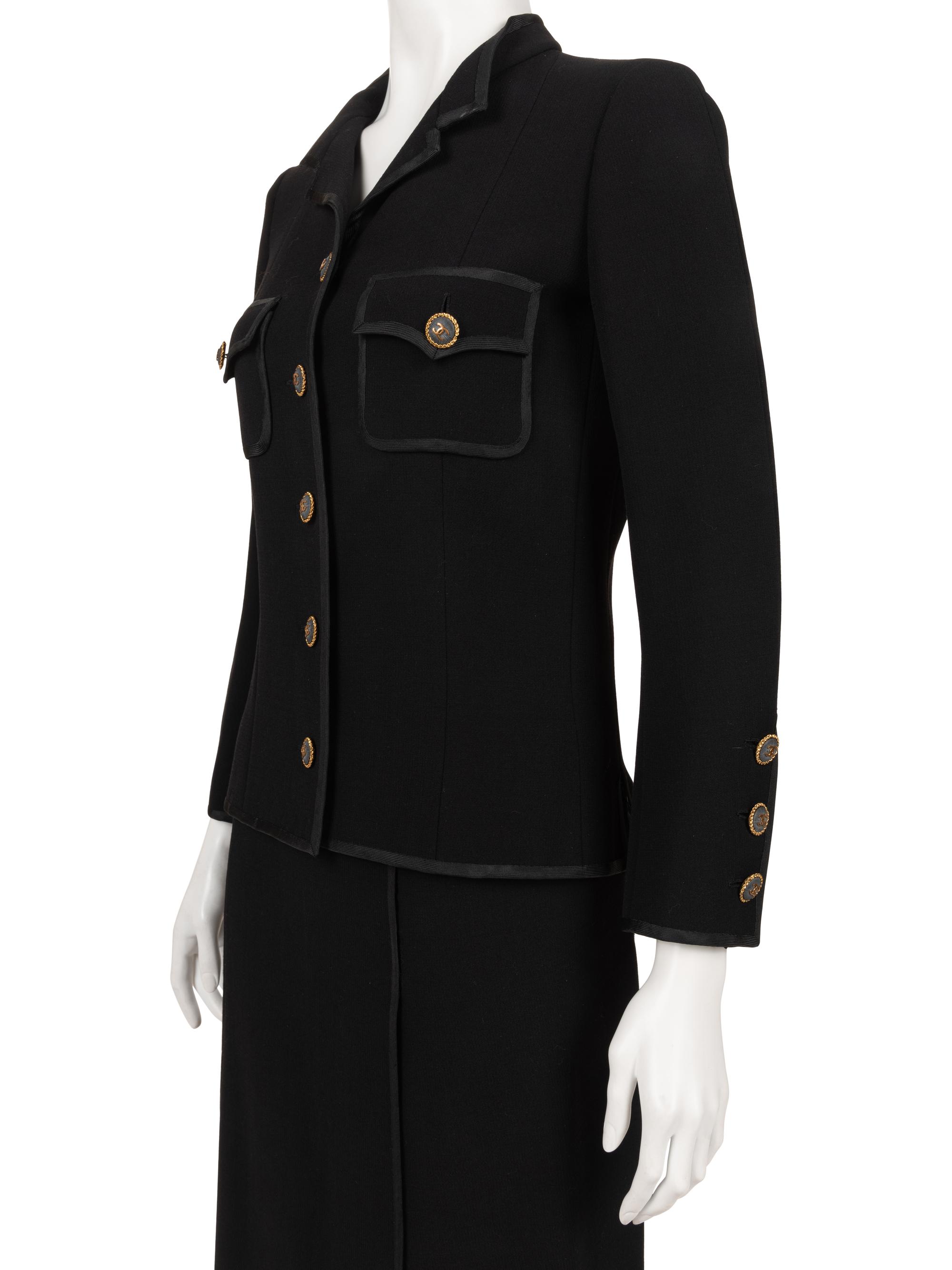 Chanel Haute Couture Skirt Suit, 1990s