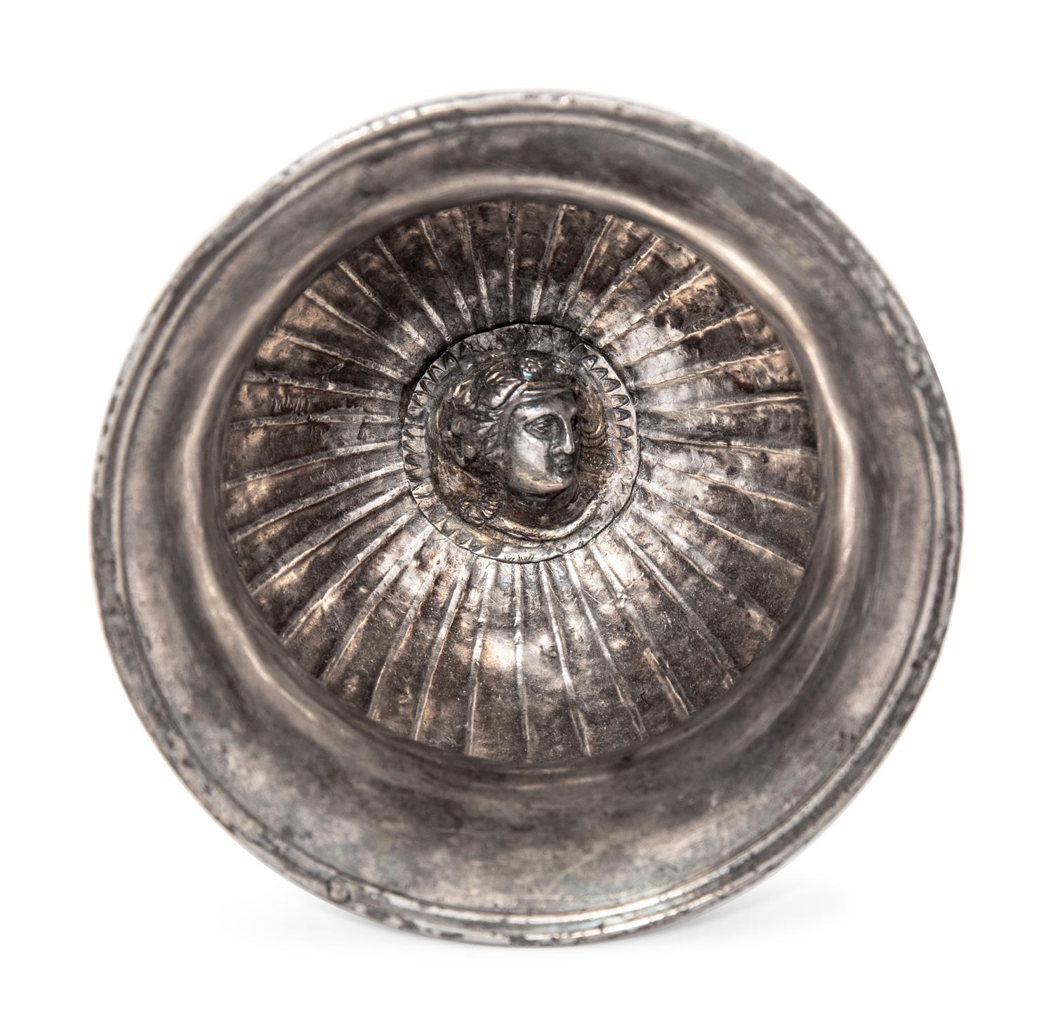 A Hellenistic Gilt-Silver Calyx Cup