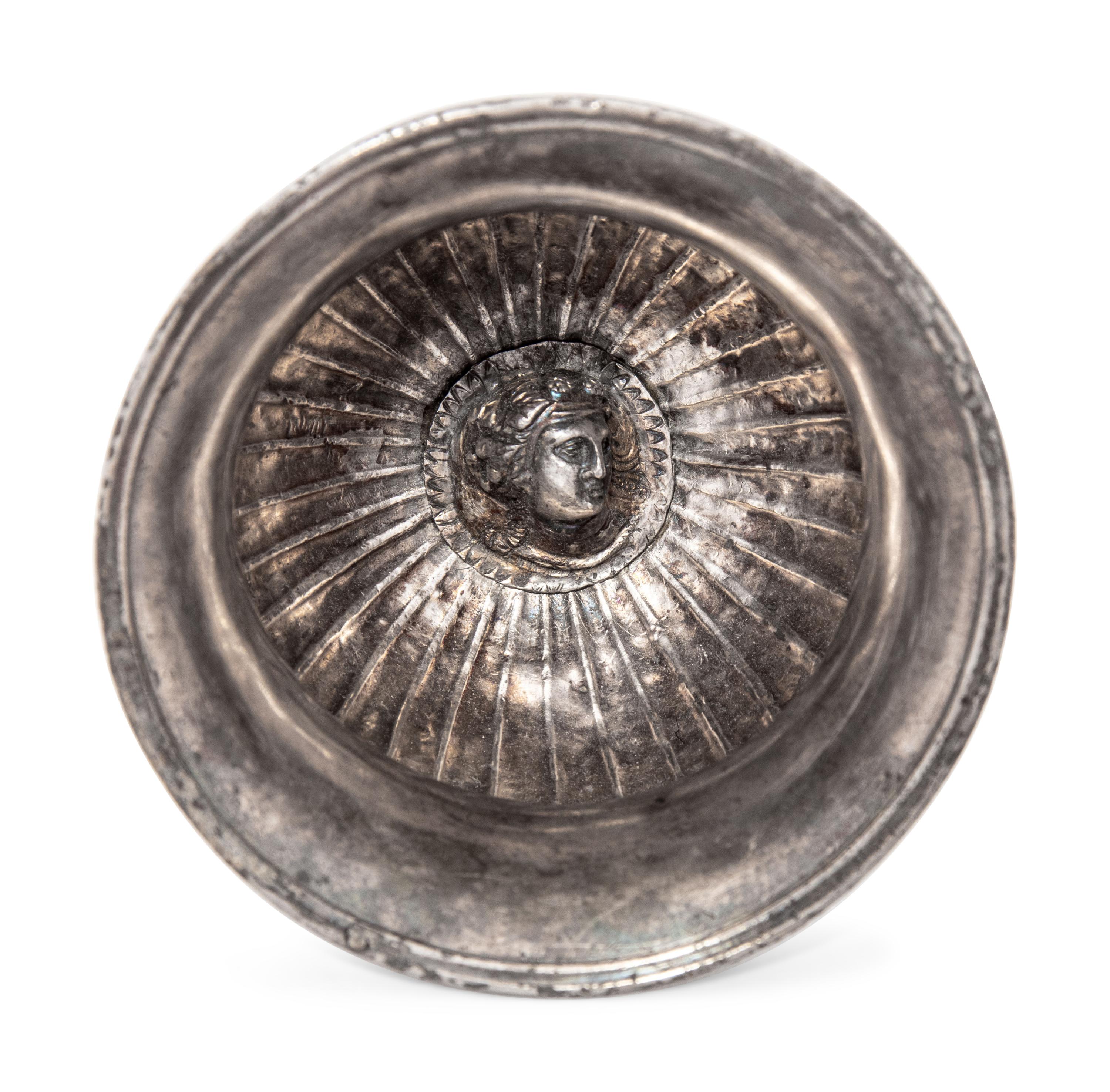 A Hellenistic Gilt-Silver Calyx Cup