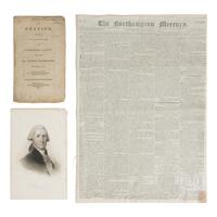 [Washington, George (1732-1799)]. The Northampton Mercury . Vol. LXXVII, No. 37. Northampton: T. Dicey & Co, 19 November 1796.