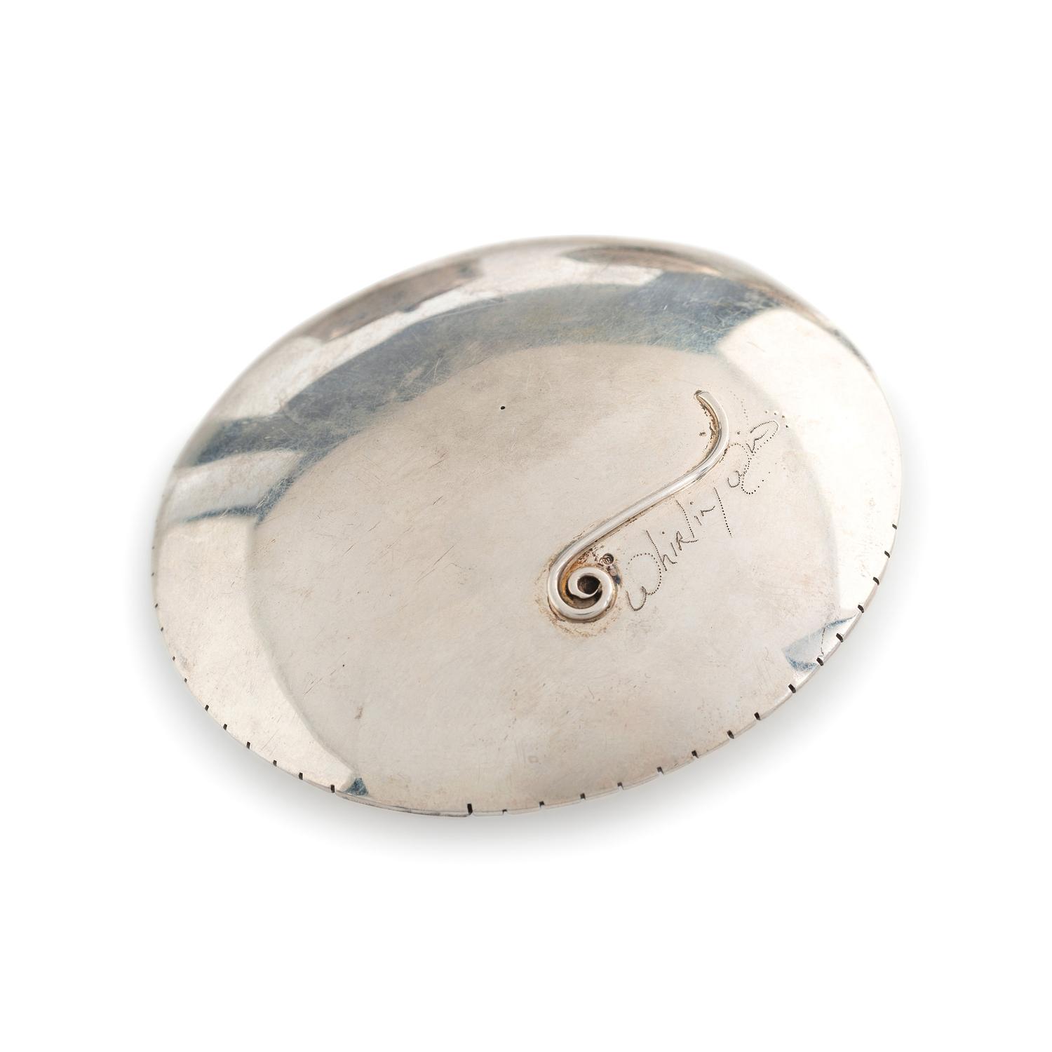 Zuni, Kewa, Navajo, and Hopi Miniature Silver Boxes and Seed Jars
