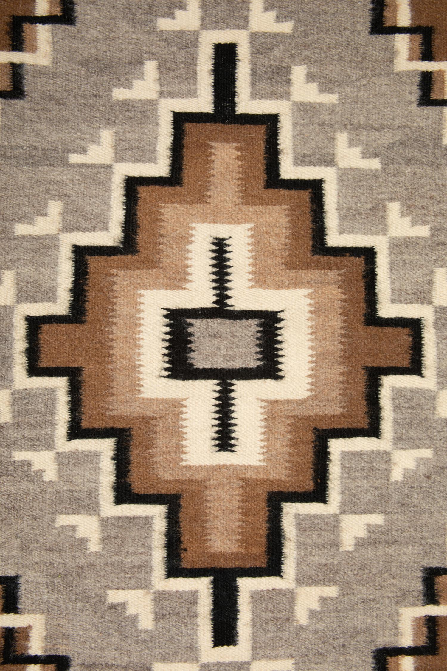 Navajo Two Grey Hills Weavings / Rugs