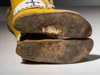 Arapaho Beaded Hide Leggings and Moccasins