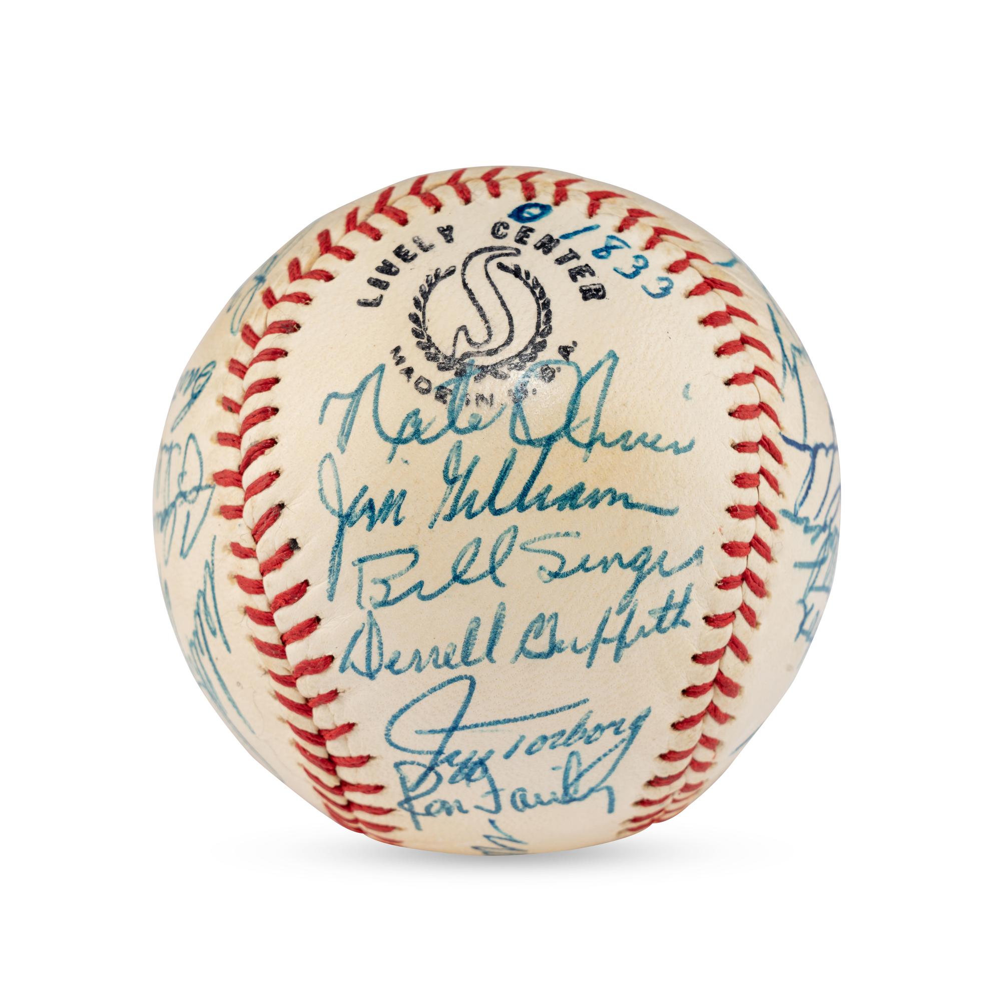 A 1967 Los Angeles Dodgers Team Signed Autograph Baseball (JSA Letter of Authenticity),